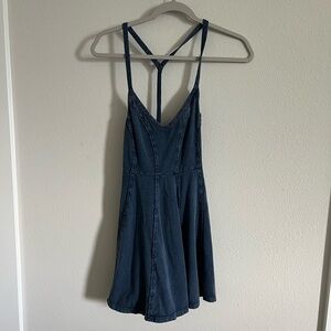 Urban Outfitters mini dress 90s denim Y2K